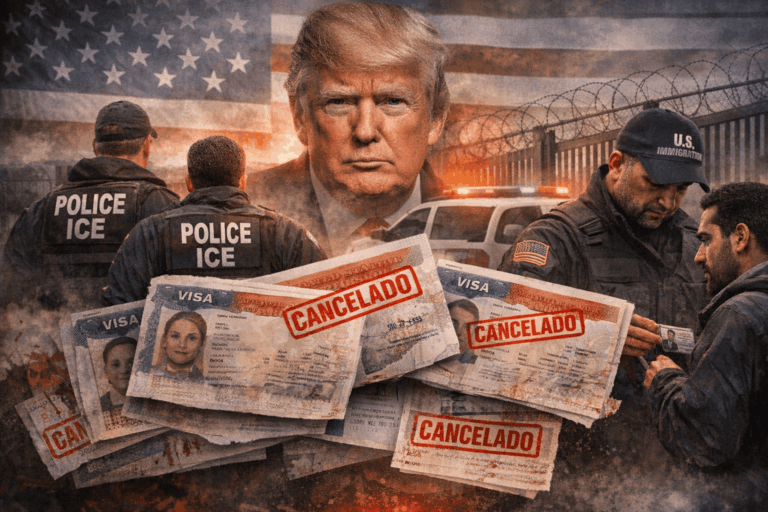 Trump revoga vistos - IA COMPRIMIDA