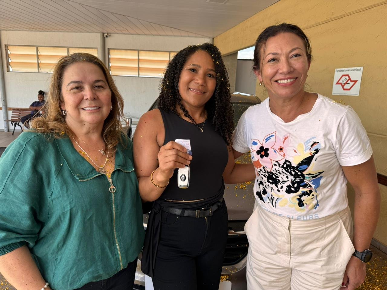 Isabel Cavicchiolli, Luzia Serra e Luciana Bueno