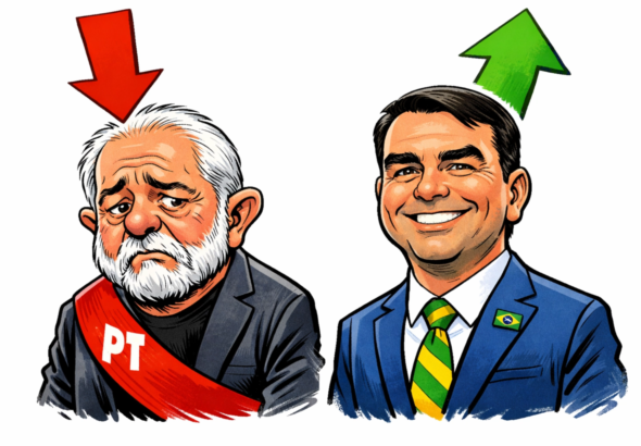 Lula x Flávio Bolsonaro