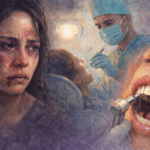 reconstrução dentária para mulheres vítimas de violência