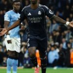 Liga dos Campeões: Vini Júnior marca dois e Real despacha