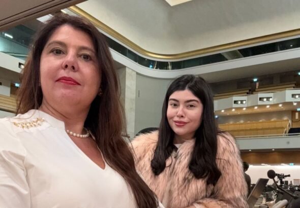 Celeste Leite e Mariana Ferrer