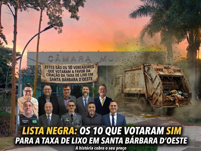 Taxa do lixo: veja os 10 vereadores que decidiram colocar mais uma conta no bolso do barbarense 2 taxa do lixo