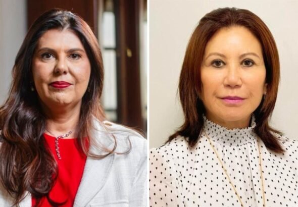 Celeste Leite e Elisabete Sato