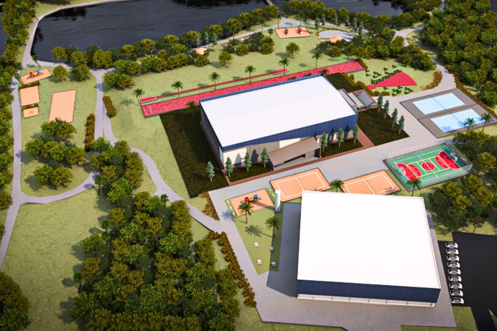 Prefeito Rafael Piovezan anuncia mais de R$ 28 milhões em investimentos com assinatura de convênios com o Estado 1 Complexo Aquático do Parque Araçariguama