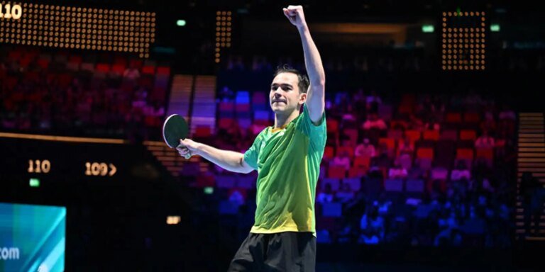 Calderano derrota francês e fica a 2 vitórias do bi