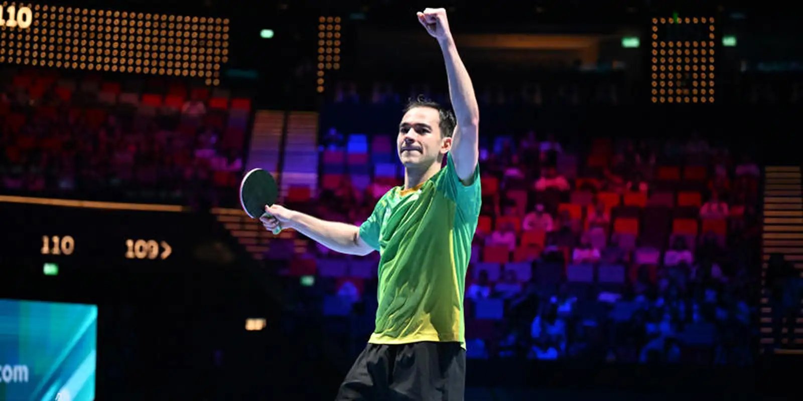 Calderano derrota francês e fica a 2 vitórias do bi