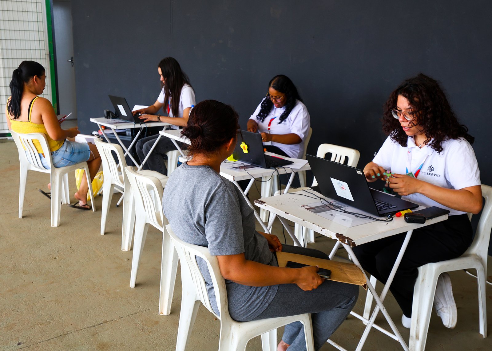 Cidadania Itinerante em Santa Bárbara, em setembro de 2025
