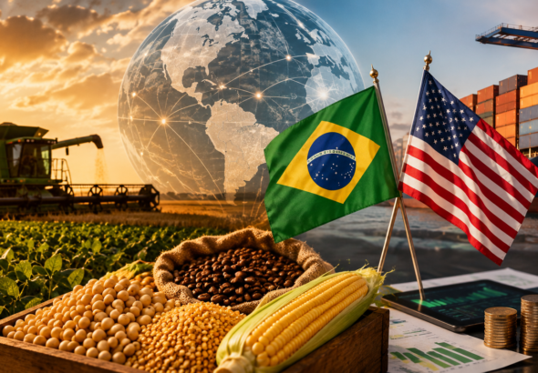 Sobretaxa dos EUA atinge 33% das exportações do agro brasileiro e exige reestruturação estratégica