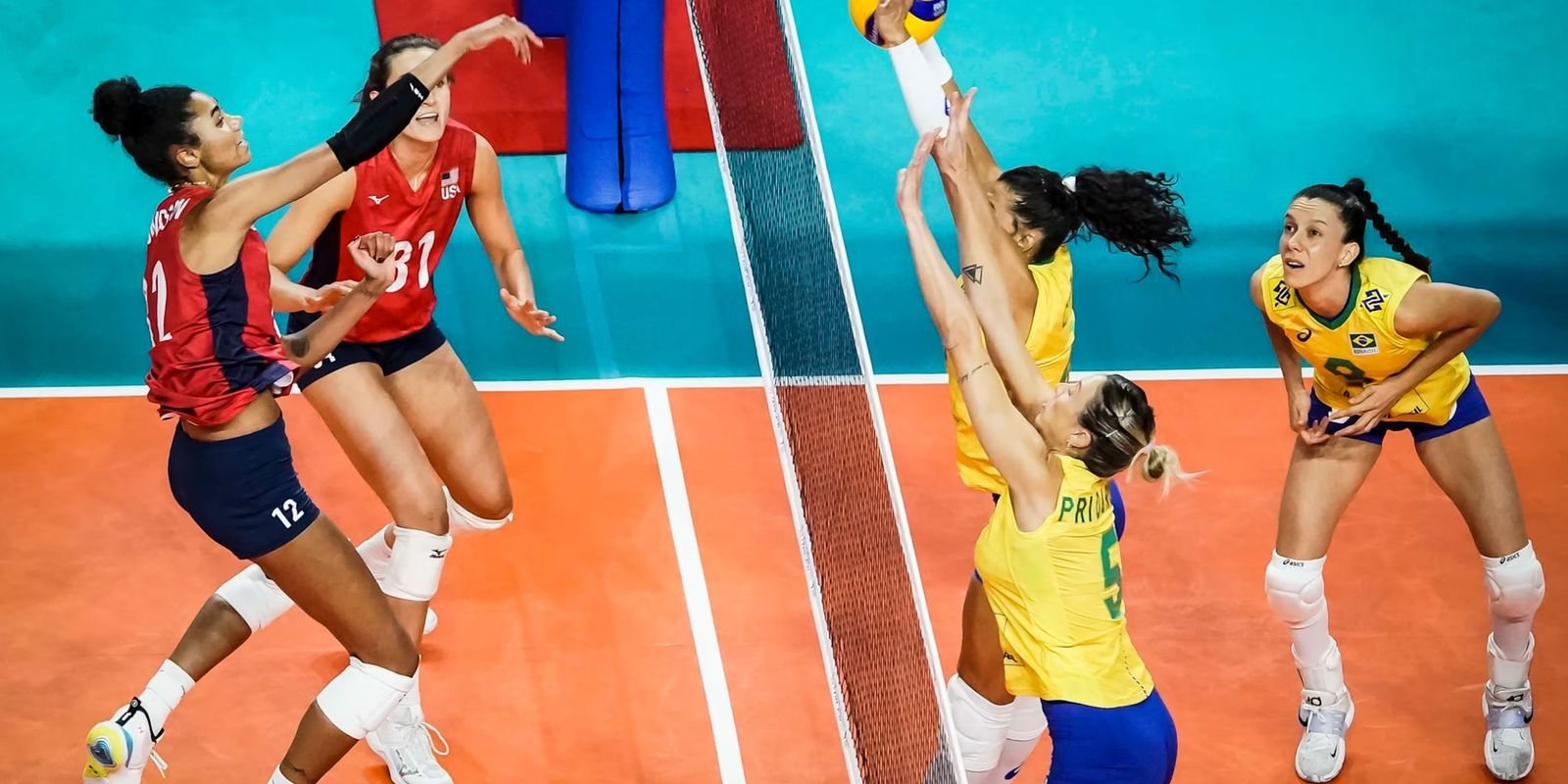 Brasil é superado pelos Estados Unidos por 3 a 0