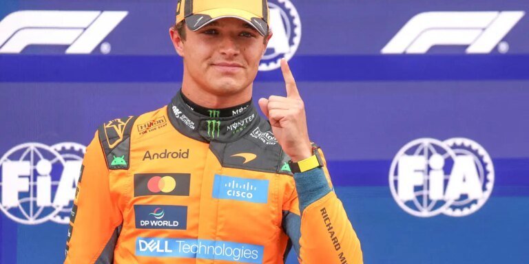 Lando Norris faz a pole do GP da Holanda; Bortoleto