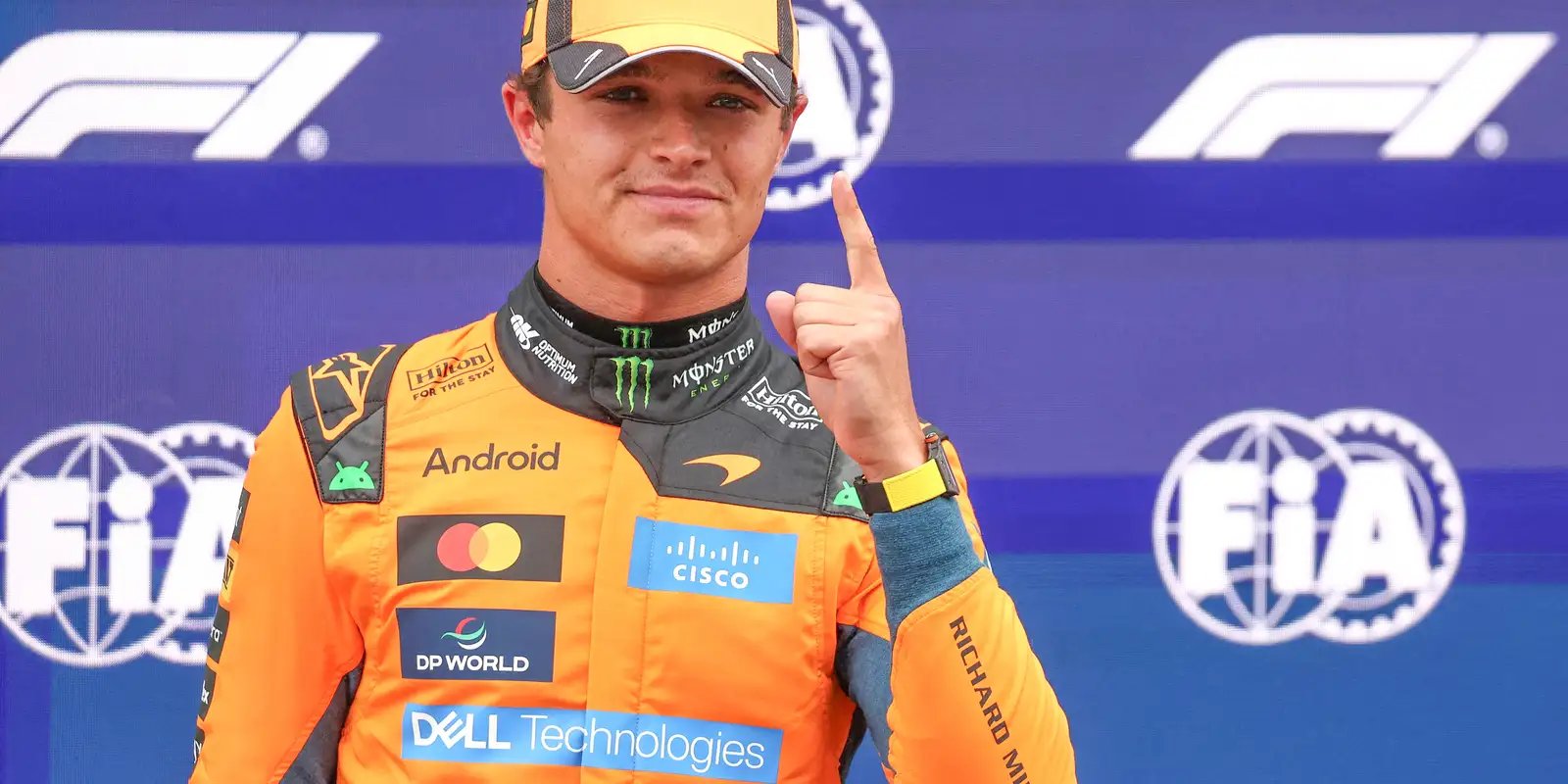 Lando Norris faz a pole do GP da Holanda; Bortoleto