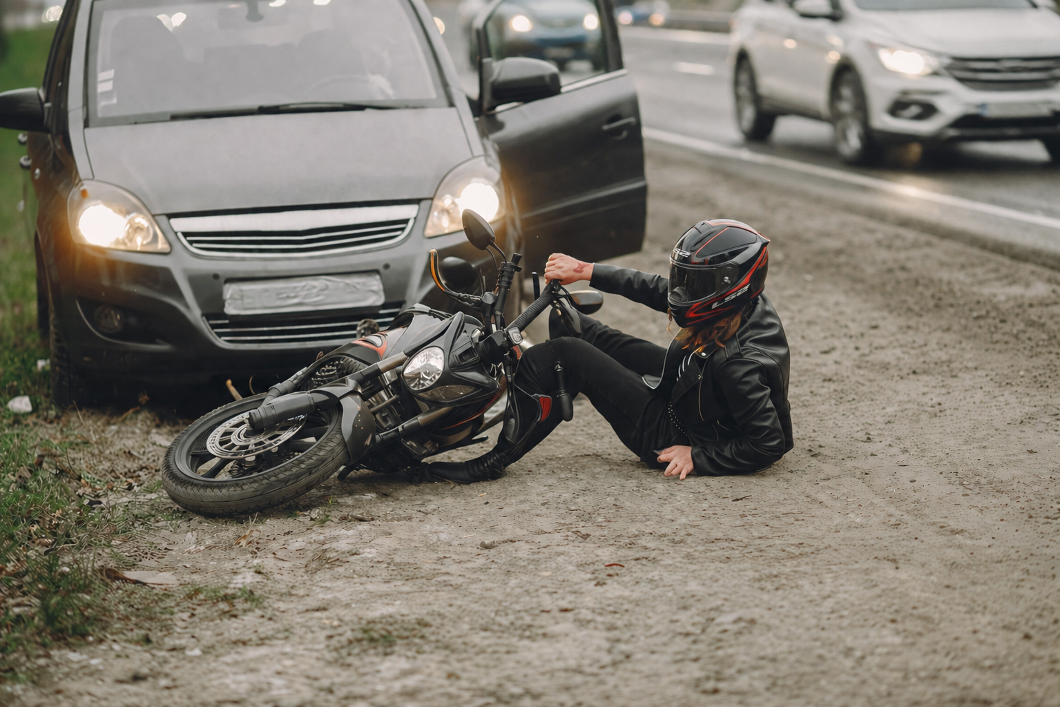 acidente de moto