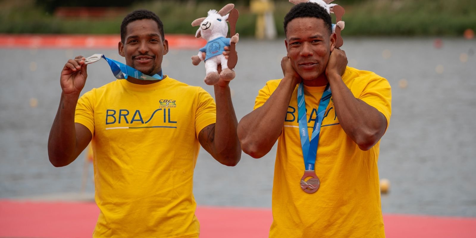 Jacky Godmann e Gabriel Nascimento são prata no Mundial de