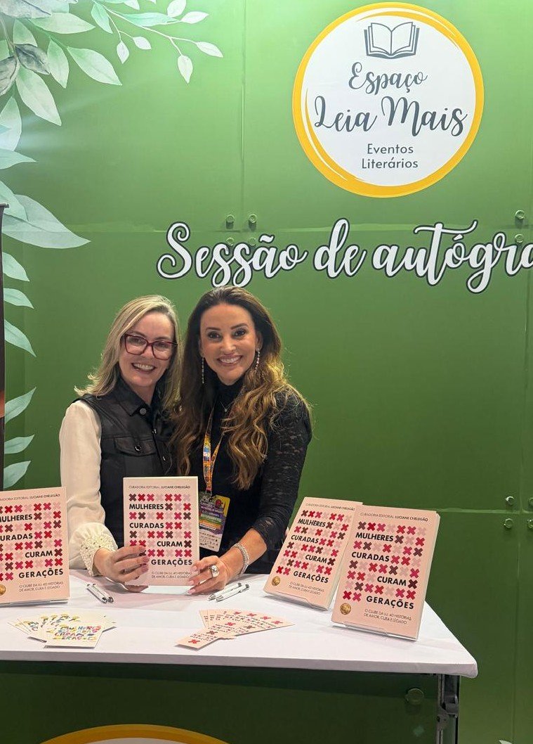 Regina-Pocay-e-Lu-Chelegao-Bienal-do-Livro-SP-Divulgacao