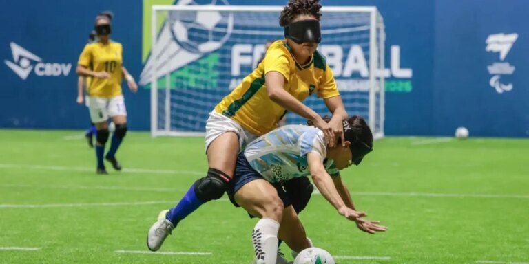 Brasileiras são vice-campeãs da Copa América de futebol de cegas