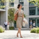 Como adaptar o vestido de trabalho para o calor da primavera sem perder a elegância