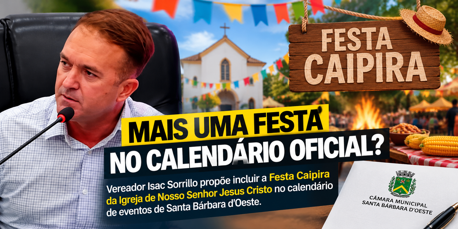 Vereador Propõe Festa Caipira Oficial