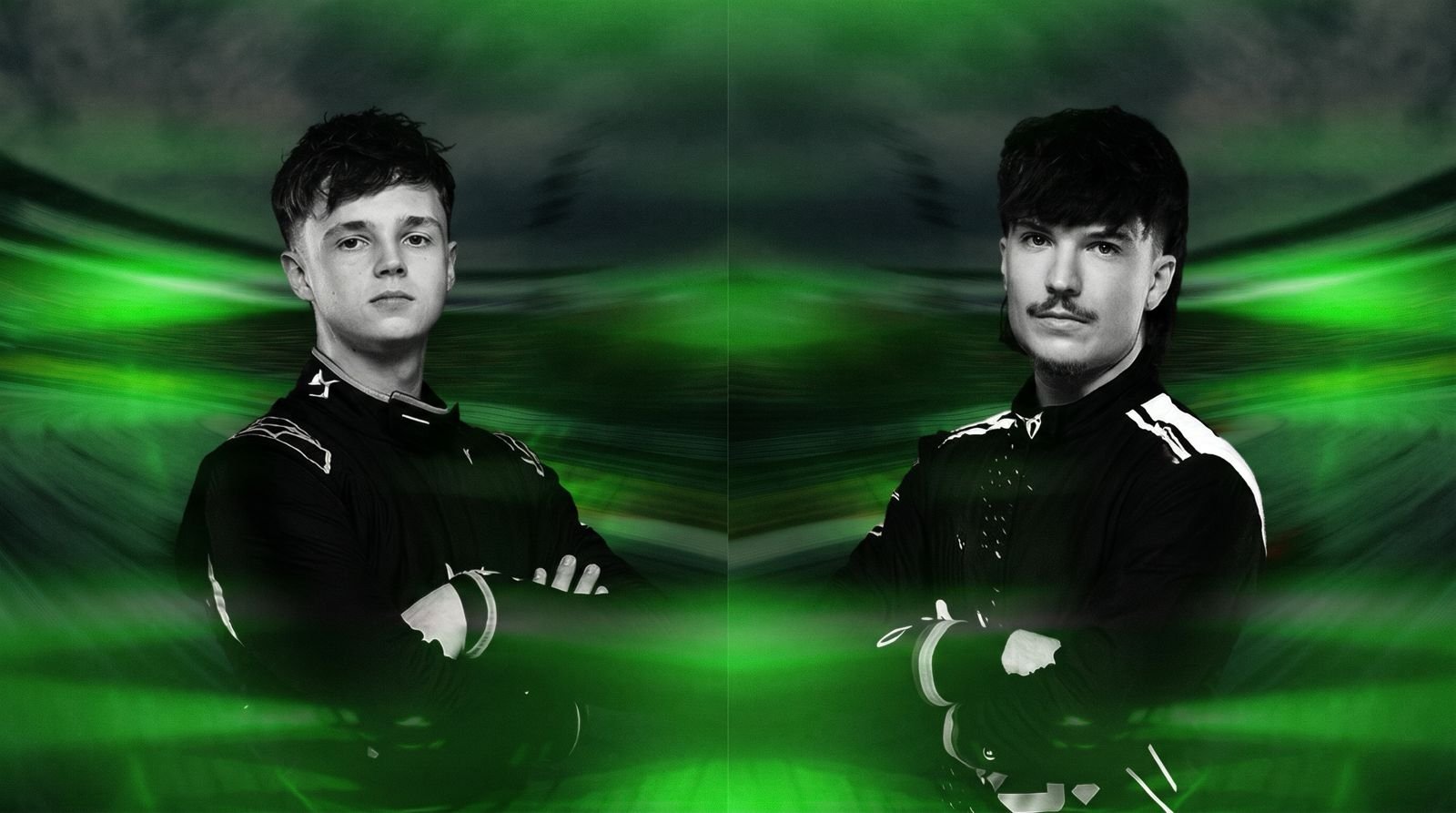 Imagem: Taylor Barnard (esquerda) e Dan Ticktum são confirmados como pilotos da equipe Fortscue Zero Racing para Temporada 13  Crédito: Reprodução sobre imagens da Fortscue Zero