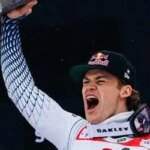 Lucas Pinheiro conquista ouro no slalom gigante na Áustria e