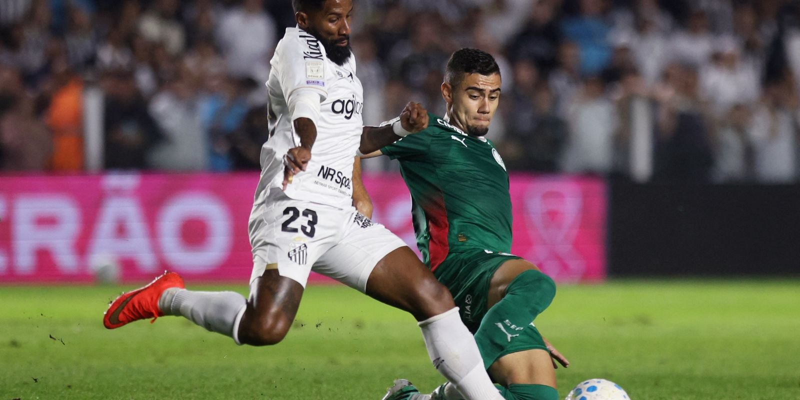 Palmeiras empata sem gols com o Santos pelo Brasileirão e