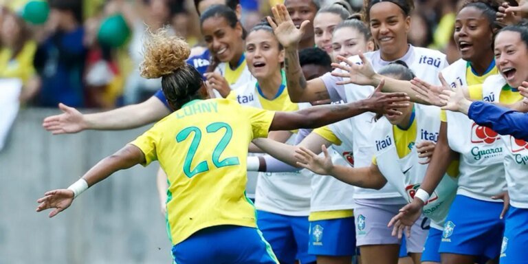 Seleção feminina faz 3 a 1 na Argentina em primeiro